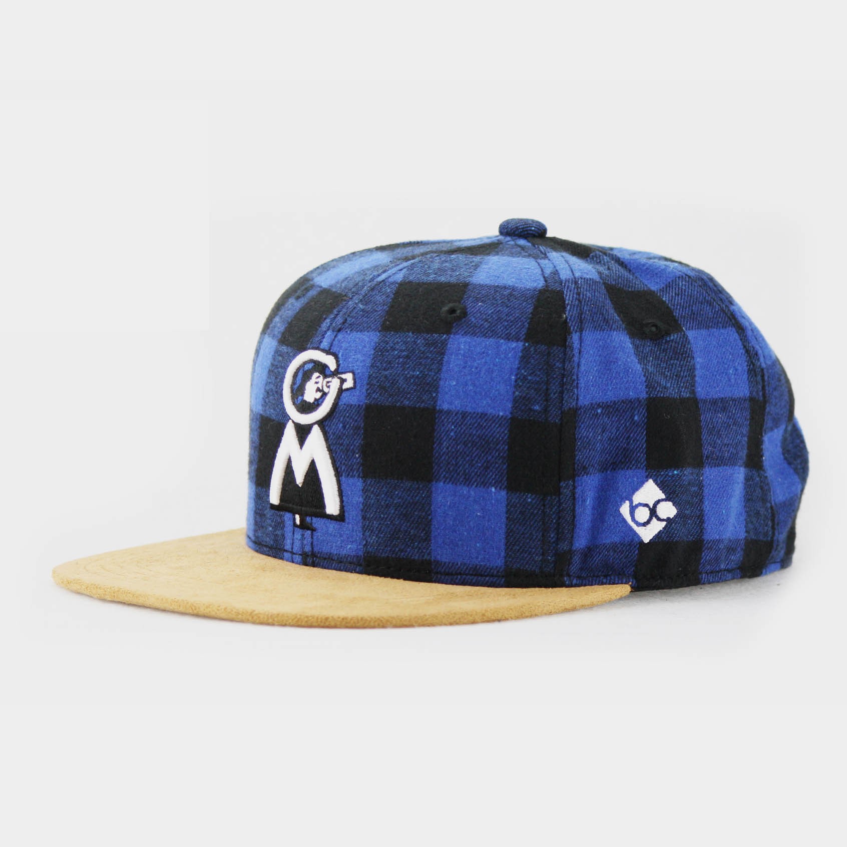 Bavarian Caps - "Meinel" - blau-kariert (Snapback)